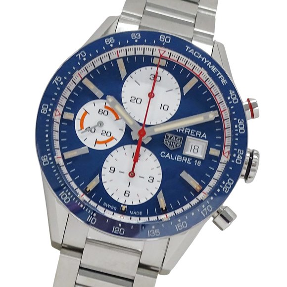 TAG Heuer Carrera CV201AR-1 BA0715 Men's Watch, Caliber 16 Chronograph Automa... - Picture 1 of 13